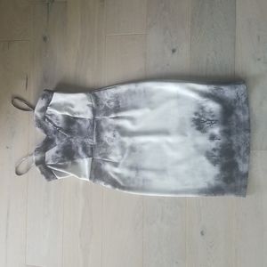 Venus white and black watercolor dress, size 2